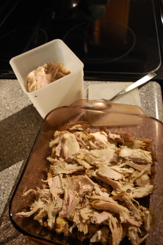 Next, use up some leftover turkey!