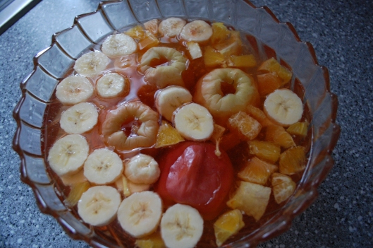 The colorful and fruit Wassail, sans alcohol