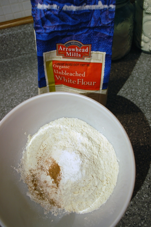 Flour from my mom was a Christmas present!