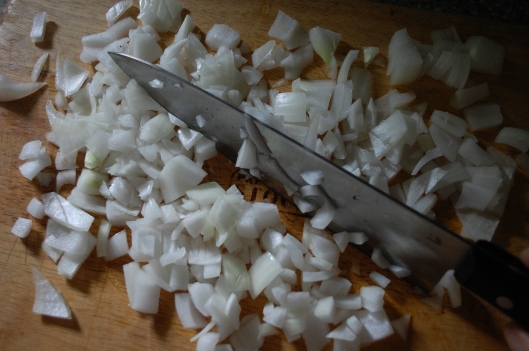 I always cry when I chop onions but it's totally worth it!