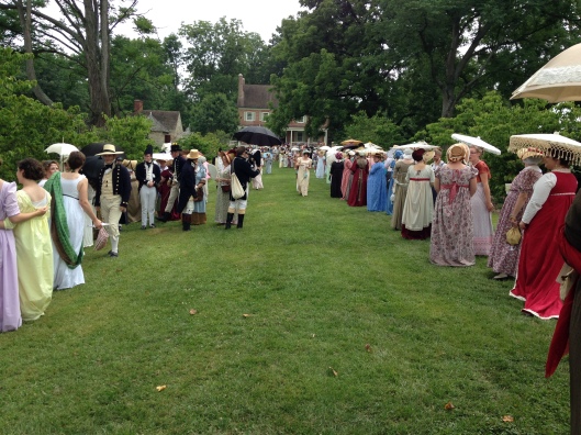 I HOPE we broke the world record this year for most people promenading in Regency wear. It sure seemed like we had more people!