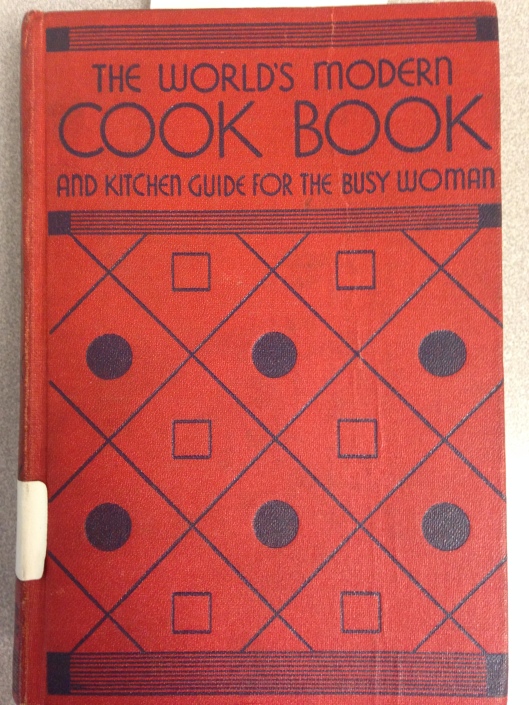 Mabel Claire's cookbook. I love that typeset.